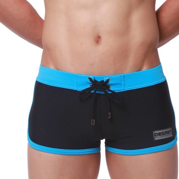 mens square cut swim